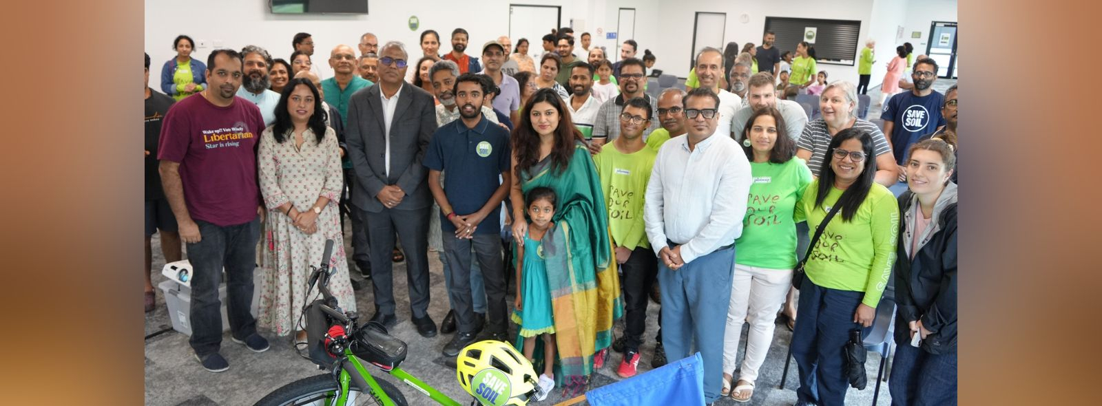 CGI Brisbane supported Sahil Jha in Save Soil Campaign